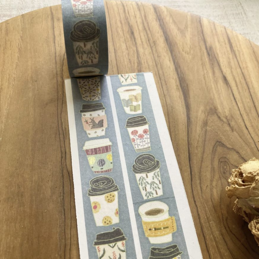 Merinomi Washi Tape - Coffee To Go