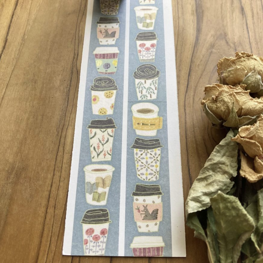 Merinomi Washi Tape - Coffee To Go