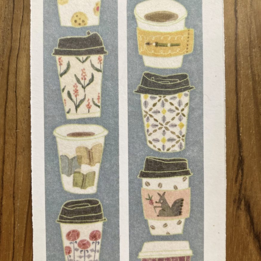 Merinomi Washi Tape - Coffee To Go
