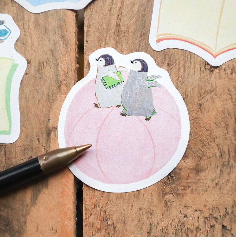 Meribun Penguin Die-cut Notecards Box Set