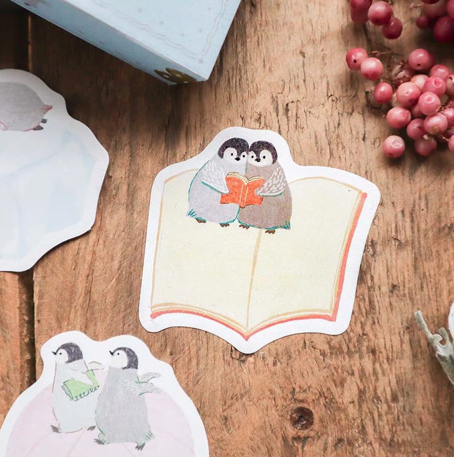 Meribun Penguin Die-cut Notecards Box Set