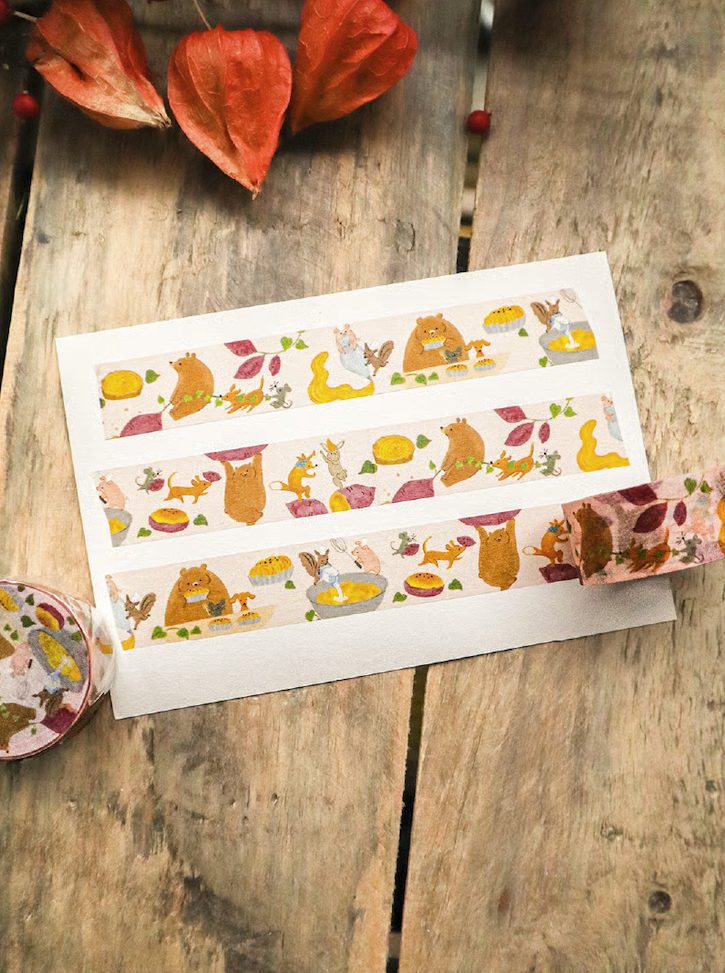 Merinomi Washi Tape - Sweet Potato Party
