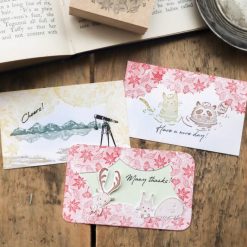 Merinomi Nuance Mini Rubber Stamp - Momiji