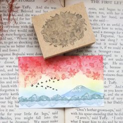 Merinomi Nuance Mini Rubber Stamp - Momiji