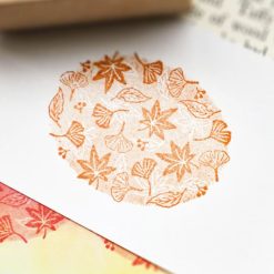 Merinomi Nuance Mini Rubber Stamp - Momiji