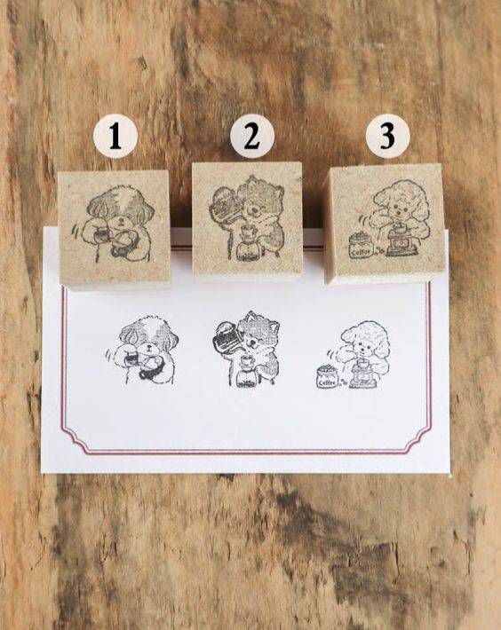 Merinomi Barista Nuance Mini Rubber Stamps - Image 2