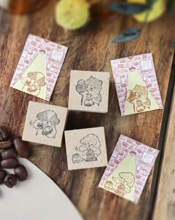 Merinomi Barista Nuance Mini Rubber Stamps