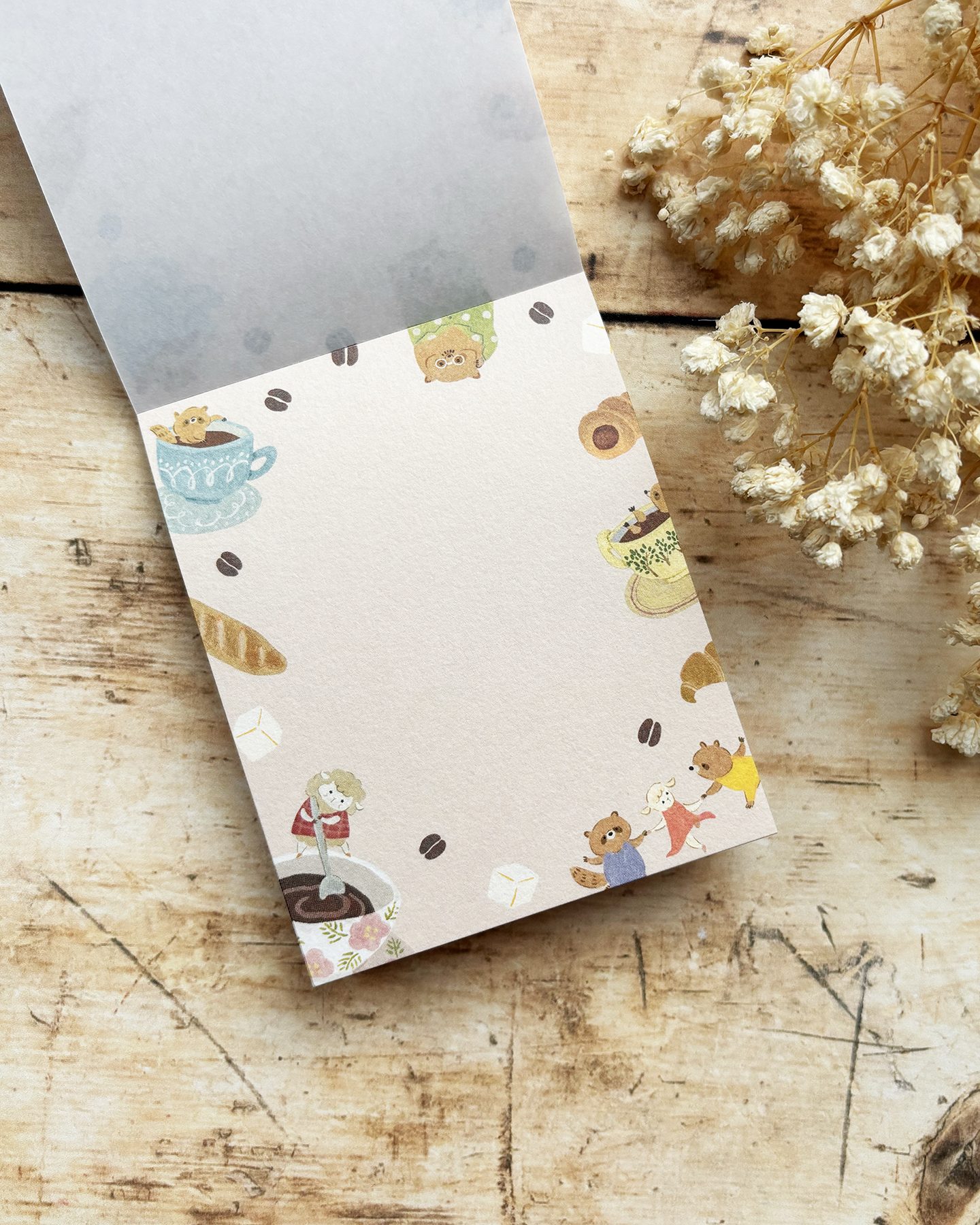 Merinomi Memo Pad - Coffee Family