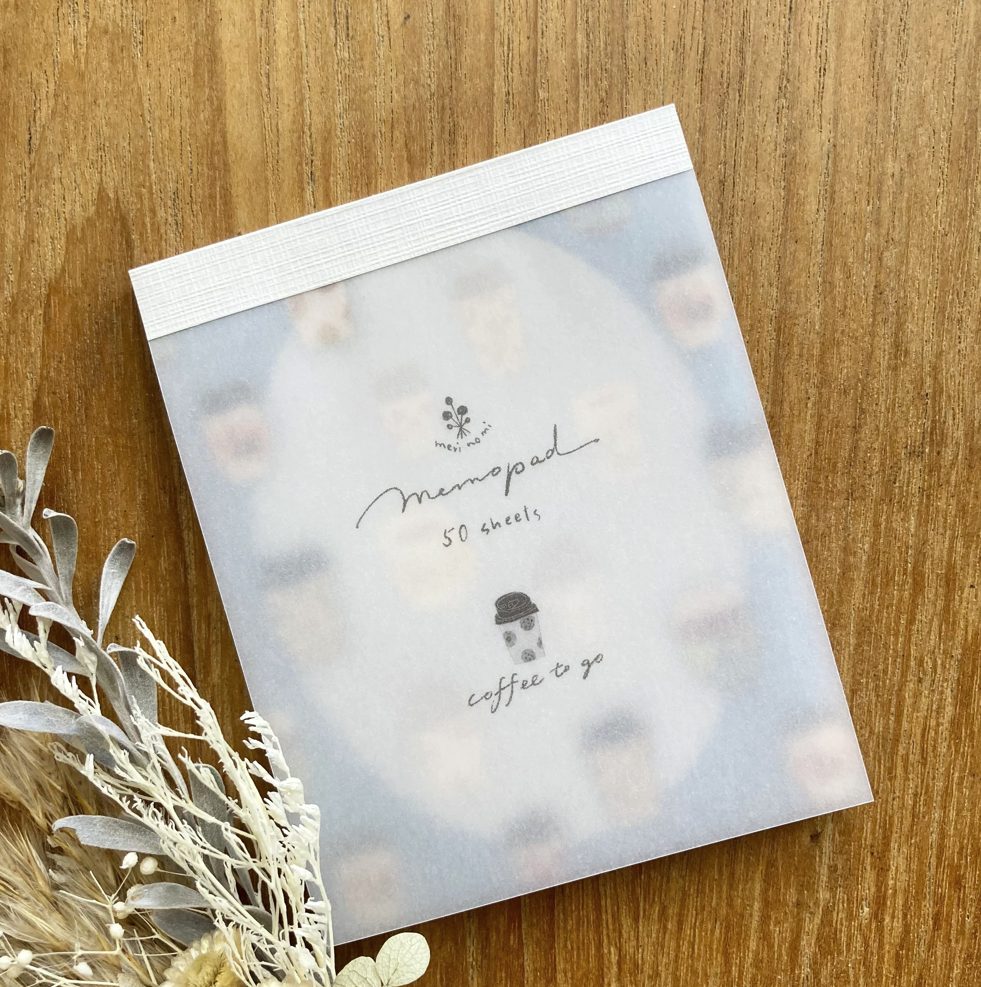 Merinomi Memo Pad - Coffee To Go