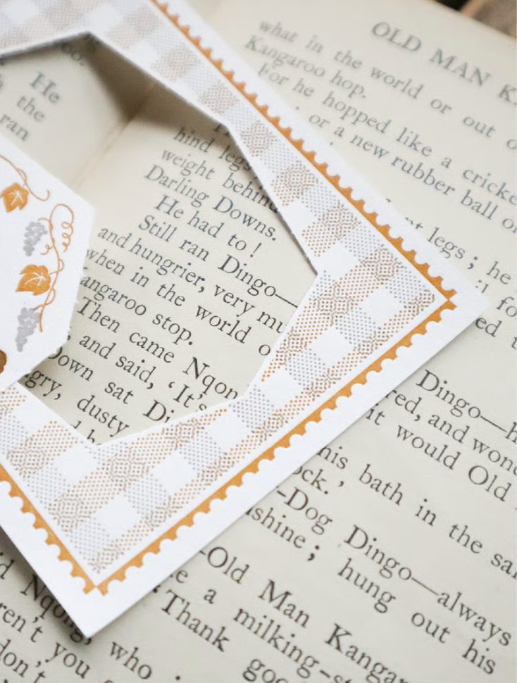 Merinomi 2way Letterpress Memo - Fox
