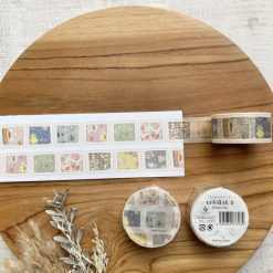 Merinomi Hyogensha Washi Tape - Stamp Pattern