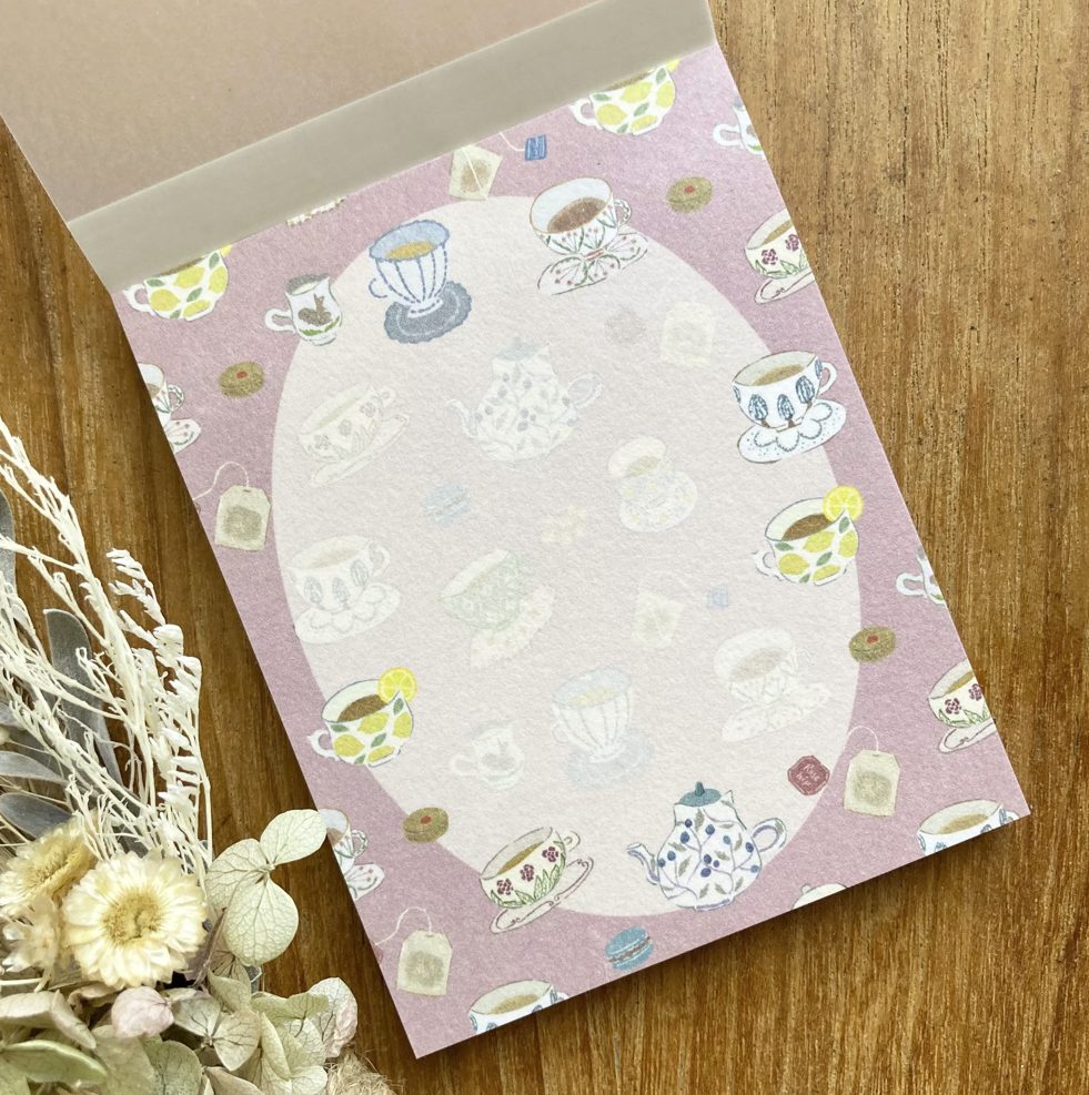 Merinomi Memo Pad - Tea Cups