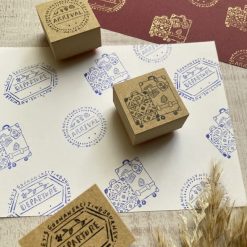 Merinomi Travel Rubber Stamps Suitcases Departure Arrival