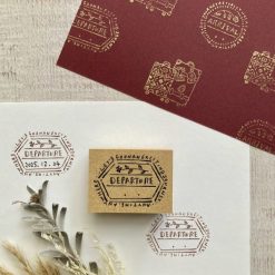Merinomi Travel Rubber Stamps Departure