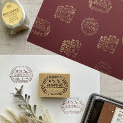 Merinomi Travel Rubber Stamps Suitcases Departure Arrival