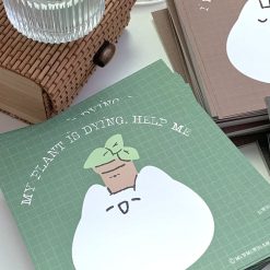 Mewmewbeam Big Face Postcards 3 styles House pot and cup