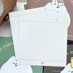Mewmewbeam Big Face Postcards 3 styles House pot and cup