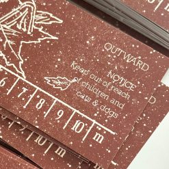 Mewmewbeam Bookmark - Autumn Letter