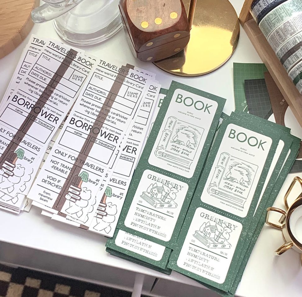 mewmewbeam-bookmark-green