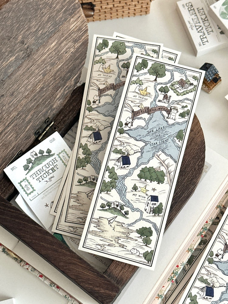 Mewmewbeam Bookmark - World Map 018