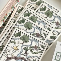 Mewmewbeam Bookmark - World Map 018
