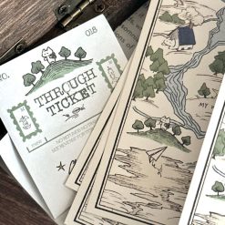 Mewmewbeam Bookmark - World Map 018