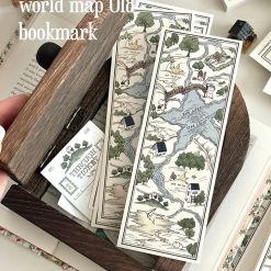Mewmewbeam Bookmark - World Map 018