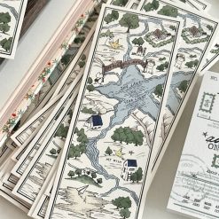 Mewmewbeam Bookmark - World Map 018