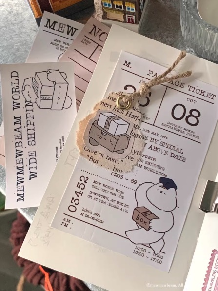 Mewmewbeam Sticker Set - Box