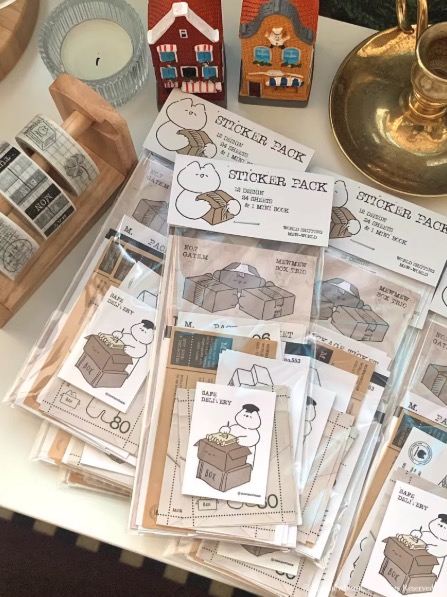 Mewmewbeam Sticker Set - Box