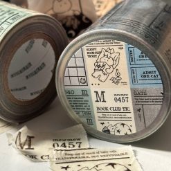 Mewmewbeam Easy-cut Washi Tape - Midnight Ticket