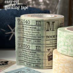 Mewmewbeam Easy-cut Washi Tape - Midnight Ticket
