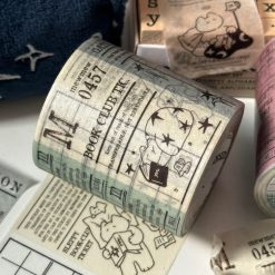 Mewmewbeam Easy-cut Washi Tape - Midnight Ticket