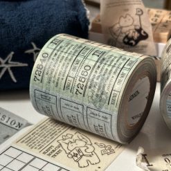 Mewmewbeam Easy-cut Washi Tape - Midnight Ticket
