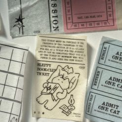 Mewmewbeam Easy-cut Washi Tape - Midnight Ticket