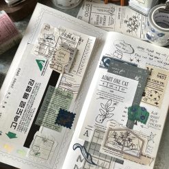 Mewmewbeam Easy-cut Washi Tape - Midnight Ticket