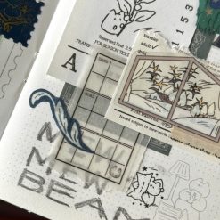 Mewmewbeam Easy-cut Washi Tape - Midnight Ticket