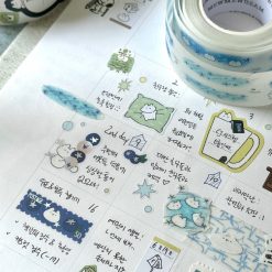 Mewmewbeam Kiss-cut Tape - Blueberry