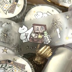 Mewmewbeam Kiss-cut Tape - Gathering Stars