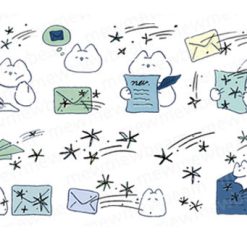 Mewmewbeam Kiss-cut Tape - Letter to the Stars
