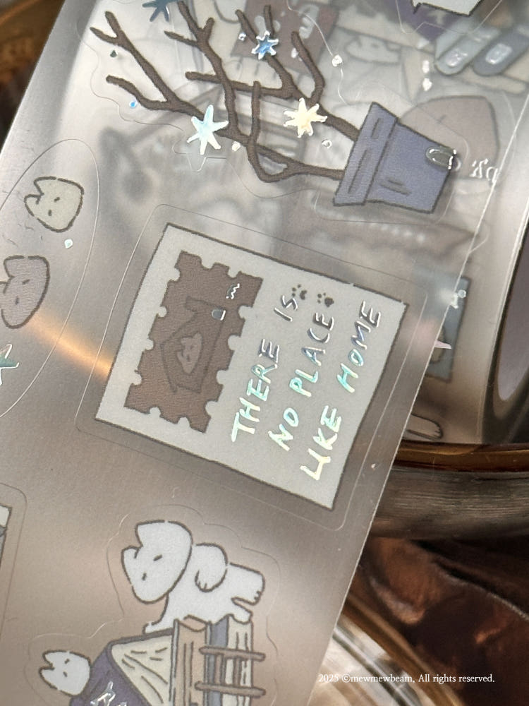 Mewmewbeam Kiss-cut Tape - Nyangbeams house