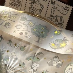 Mewmewbeam Kiss-cut Tape - Starlight Apple