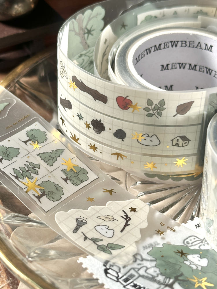 Mewmewbeam Kiss-cut Tape - Story of a Tree