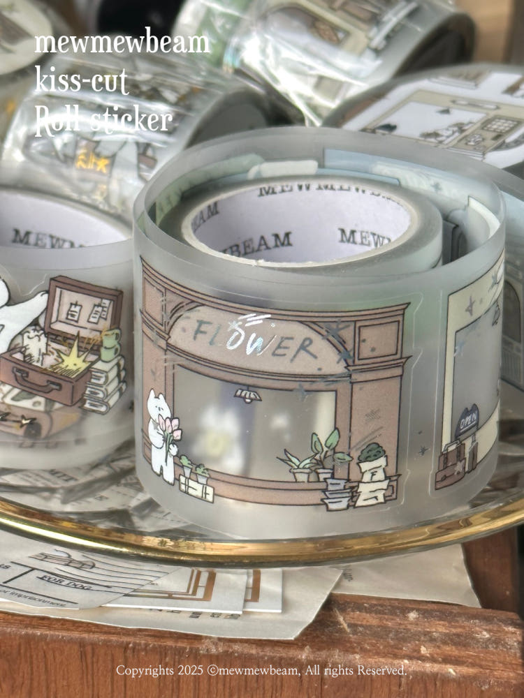 Mewmewbeam Kiss-cut Tape - Street Shop v2