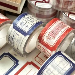 Mewmewbeam Kiss-cut Tape - Ticket Red