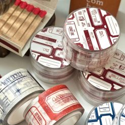 Mewmewbeam Kiss-cut Tape - Ticket Red