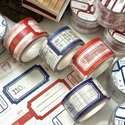 Mewmewbeam Kiss-cut Tape - Ticket Red