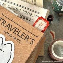 Mewmewbeam Kiss-cut Tape - Ticket Red