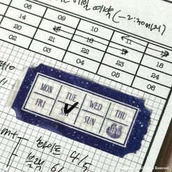 Mewmewbeam Kiss-cut Tape - Ticket Red