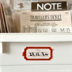 Mewmewbeam Kiss-cut Tape - Ticket Red